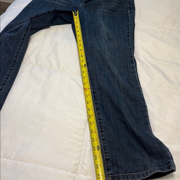 Bandolino Mandie Dark Blue Straight Leg Jeans - Picture 3 of 5